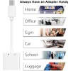 Adaptador USB C a USB C para auriculares y cargador