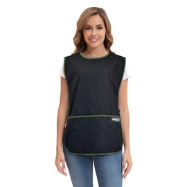 Nanxson Unisex Cleaning Apron with Pockets Chef Kitchen Aprons Tabard Apron Workwear for Coffee Shops Hairdressers Pet Shops