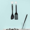 Astro 510-40 Spatula, Black, Made in Japan, Antibacterial, Includes Binchotan,