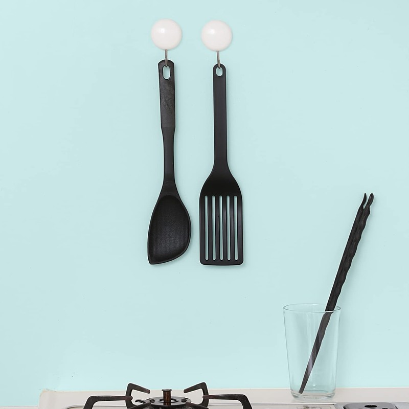 Astro 510-40 Spatula, Black, Made in Japan, Antibacterial, Includes Binchotan,