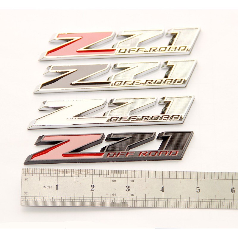 Yoaoo 1x OEM Chrome Small Z71 Off Road Emblems Compatible