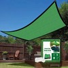 Sun Shade Outdoor Rectangle Shade Sail with 8m Rope Non-Woven