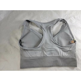 All In Motion Seamless Racerback Bra Women's Plus Size Medium Support All in Motion 2X Gray
