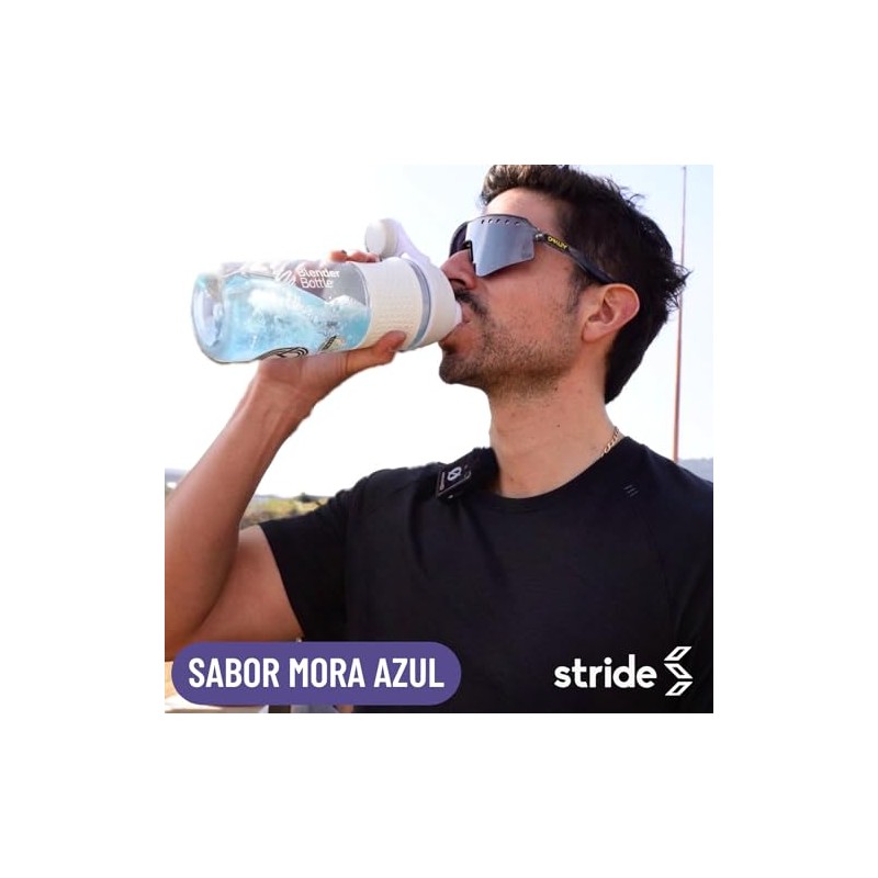 Stride Hydrate Electrolitos Polvo Sabor Mora Azul Porciones 500 Sodio