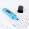 D.RECT 12 Blue Chisel Tip Highlighter Pens 1128