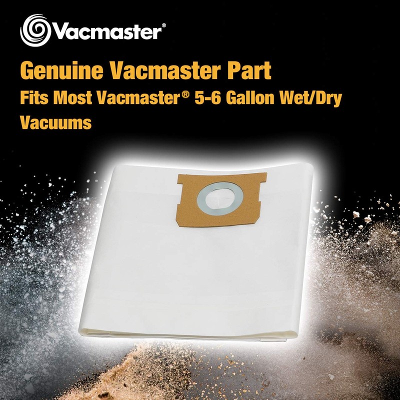 Vacmaster 5 - 6 Gallon Standard Dust Bag, 3 Pack,