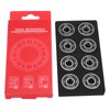 XiKe 608-2RS Skateboard Bearings 8x22x7mm High Speed Smooth and Durable,