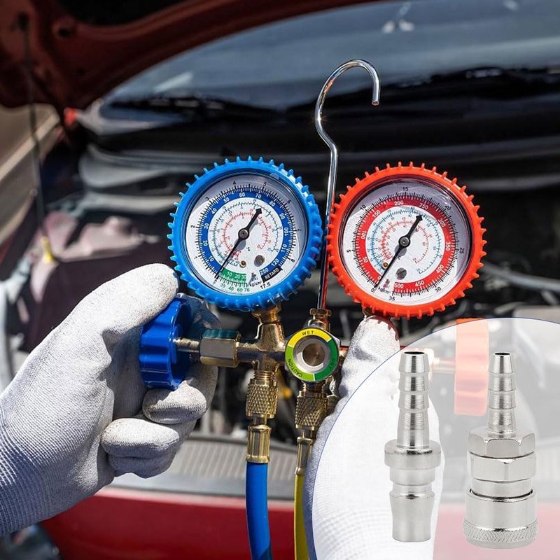 Compressed Air Coupling, Quick Coupling Compressed Air, 8 mm Hose,