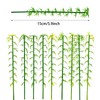 Attuslla Model Miniature Bamboo Trees, Green Plastic Bamboo Trees for
