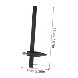 jojofuny Pottery Compass Cutter Tool Plastic Circle Cutter for Clay Ceramics Art Crafts Lightweight Easy to Use with Smooth Corners Pottery Projects