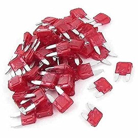100 Pack Auto Fuses 30 AMP APM/ATM 32V Mini Blade Style Fuses 30A Short Circuit Protection Car Fuse (Red)