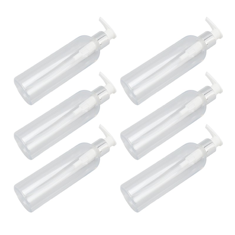 Clear Plastic Pump Bottle Dispenser Empty Refillable Massage Oil Bottle