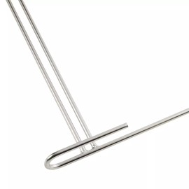 RoadPro ASB-3 Anti-Sail Mud Flap Bracket Chrome-Plated Mudflap Holder 21-Inch