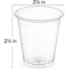 Plasticpro 3 oz Disposable Plasic Clear Drinking Cups [200 Count]