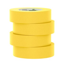 FROGTAPE 225 Gold Moderate Temperature Performance Grade Masking Tape, Medium-High Adhesion, 36mm x 55m, 4 Rolls per Pack (105321)
