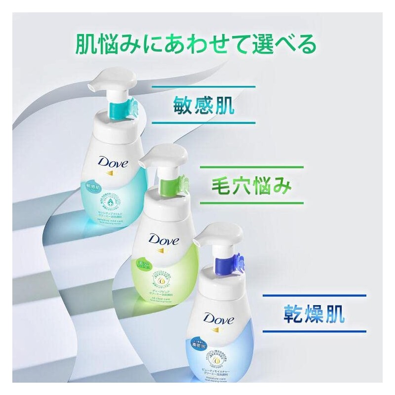 Dove Acne Care Creamy Foaming Facial Cleanser, Body + Refill,