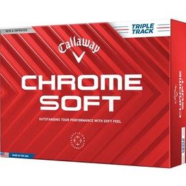 2024 Callaway Golf Chrome Soft Triple Track Monogrammed Golf Ball
