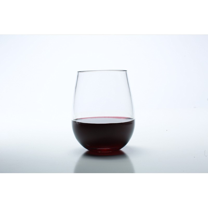 Stemless Wine Glasses - Unbreakable Shatterproof BPA Free Plastic Tritan