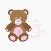 CafePress Hug Teddy Bear Magnets 2.25" Round Magnet, Refrigerator Magnet