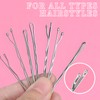 500Pcs Bobby Pins, Silver Bobby Pins for Gray Hair 2inch