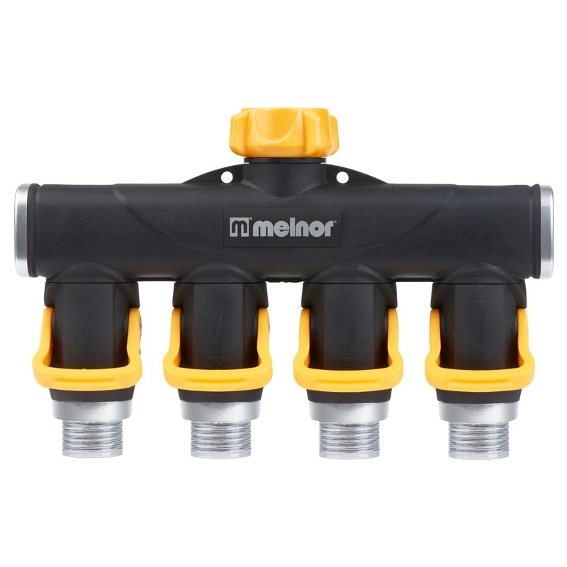 Melnor 357 EZ-Flow 4-Way Control Valve; Easy Lever Flow-Control/Shut Off