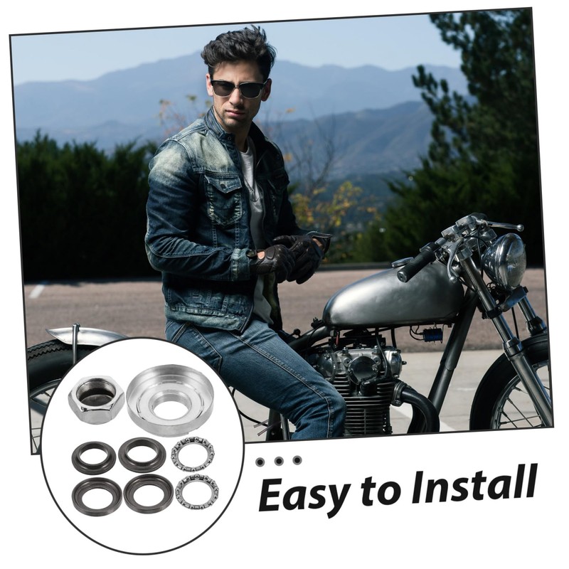 ULTECHNOVO 7pcs Steering Shaft Bearings Kit for Mini Dirt Bikes