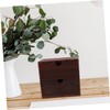 Mobestech 1pc Stackable Wooden Organizing Box Multi Home Storage for