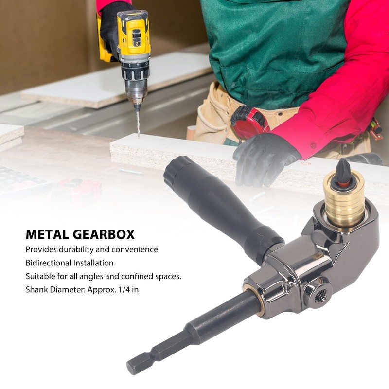 Candeon Right Angle Drill Attachment, Angle Drill Adapter, Angle Drill