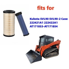 P828889 P829333 Air Filters Set fits for Fleetguard Donaldson P828889 P829333 Kubota SVL90 SVL90-2 Case 222421A1 222422A1 AT171853-AT171854