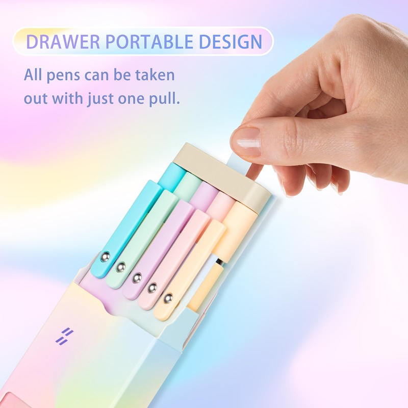 erofa Zennyth Gel Pens Quick Dry Ink Black Refill Fine