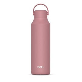 Doli Tea Bottle Thermo 600 ml Berry - with Tea Strainer - Double-Walled Stainless Steel - Leak-Proof - for Hot and Cold Drinks - Completely Leak-proof - BPA-Free