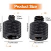 Camera Avatar Screw Adapter, 2 PCS Thread 3/8 to 1/4