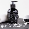 Accentra Skull Soap Dispenser with Liquid Soap - Black Chrome-Look