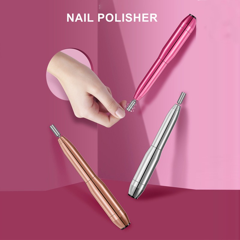 Aluminum Alloy Nail Polishers Nail Remover USB Electric Sanding Pen
