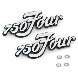 Reproduction Set of 2 Side Cover Emblems - Fits Honda CB750K - 1971-1972