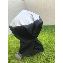 Comp Bind Technology Cover Compatible with Weber Summit® Kamado S6 Charcoal Grill, Marine Black/Grey Padded Outdoor and Waterproof Grill Cover Dimensions 35''W x 36''D x 44''H by Comp Bind Technology