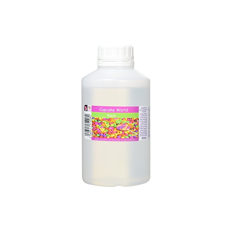 Cupcake World Intense Food Flavouring, Apple, 500 ml