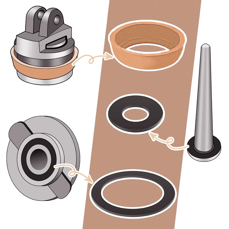 Leather Seal Set for Handle Pump Type 75 O Ring