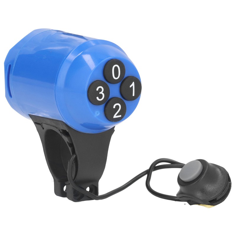 Bike Alarm Horn Electric Bicycle Security Bell Waterproof ABS Adjustable
