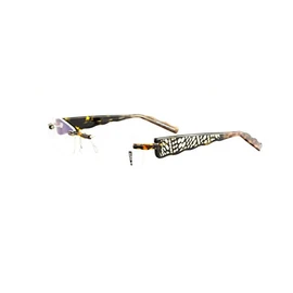 Switch it! Interchangeable Bracket Acetate Floral Pattern, Combi 2016 Havana Brown Gold