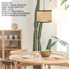 Rattan Lamp Shade Universal Rattan Woven Lampshade Lamp Cover for