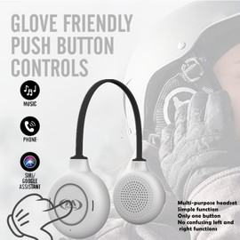 M Jiuyunmu ski Helmet Headphones,True Wireless Bluetooth Helmet Speakers for Skiing, Snowboarding Mountain Biking