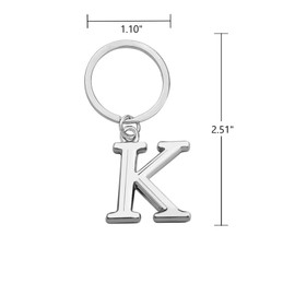 Freedale Keyring Letter - Initial Alphabet Key Ring Charm (K)