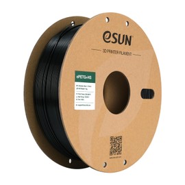 eSUN PETG Filament for 3D Printers High Speed PETG 3D Printer Filament 1.75mm Dimension Accuracy +/- 0.02mm 1KG (2.2 LBS) Spool Fast Printing PETG 3D Printing Material，Solid Black