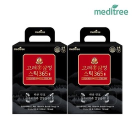 MediTree 메디트리 고려 홍삼정 365 스틱 2박스 200포 대용량 원액 진액 액기스 농축액 추출액 Meditree Red Ginseng Extract 365 Sticks 2 Boxes 200 Packs Large Capacity Concentrated Extract