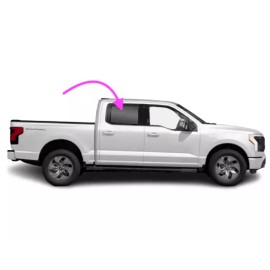 BAG Fits:2023-2025 Ford F150 CREW CAB Passenger Side Right Rear Door Window Glass