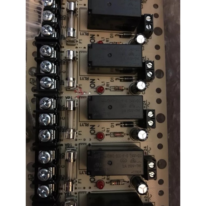 SIMPLEX GRINNELL TYCO 2088-9029 RELAY 8SPDTW/LED FUSE MR-818/S