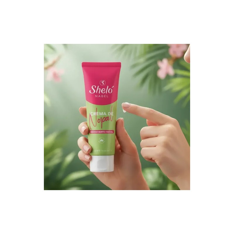 2 Pack Crema Facial De Nopal Shelo Nabel 100 Ml