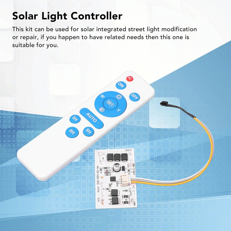 Solar Circuit Board Set Compatible with Lithium Batteries Solar Timing