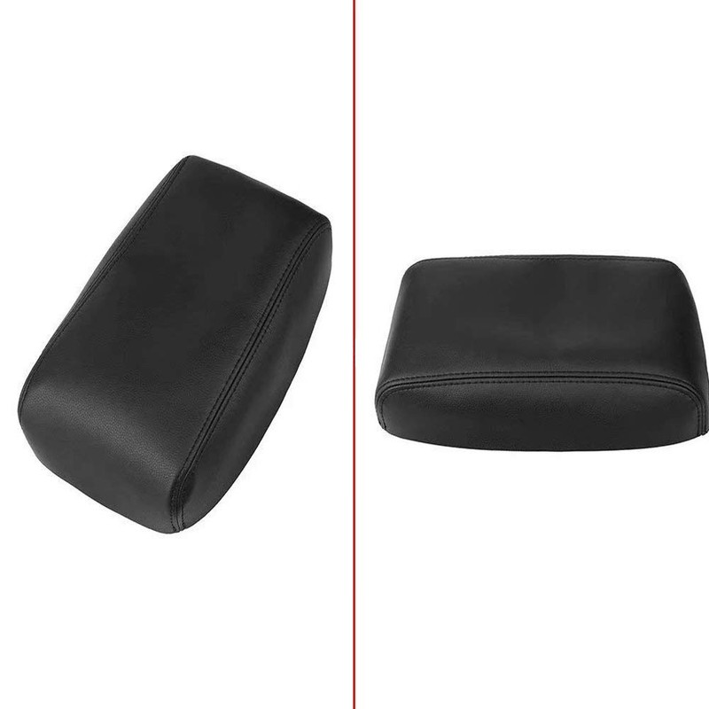 DSkoiph Leather Center Console Lid Armrest Cover Fits for 2012-2017